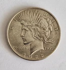 1 One Dollar Peace 1922 Lady Liberty USA 900 Silver Peace Dollar 26.7 Grams
