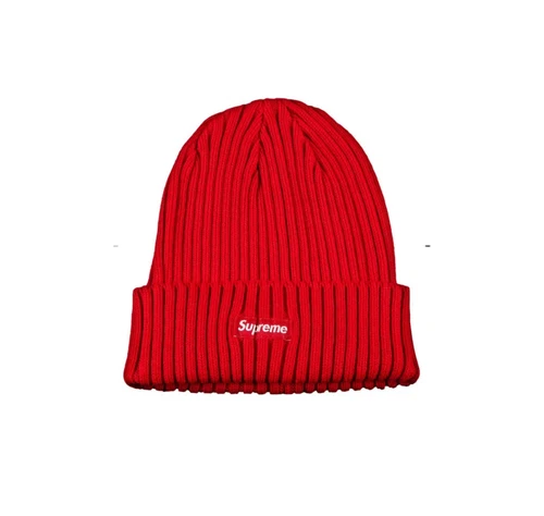 Bonnet Supreme Overdye rouge clair SS25 Supreme New York 2025 neuf scellé