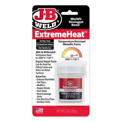 #ad 3 Oz. Extreme Heat Adhesive Paste Weld Metallic Resistant Temperature High T $11.89
