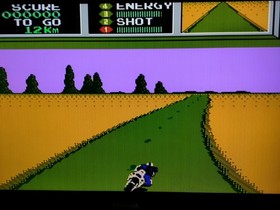 Mach Rider 1985 Famicom CLEANED & TESTED Works  Nintendo