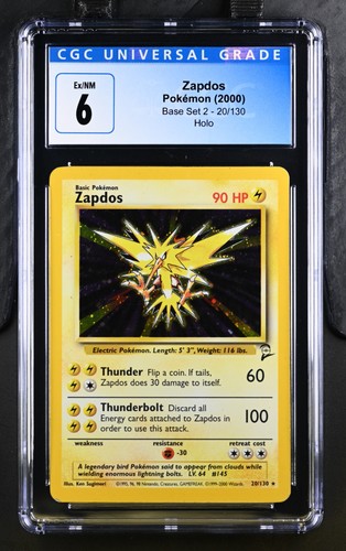 Zapdos graded CGC 6 for sale on eBay