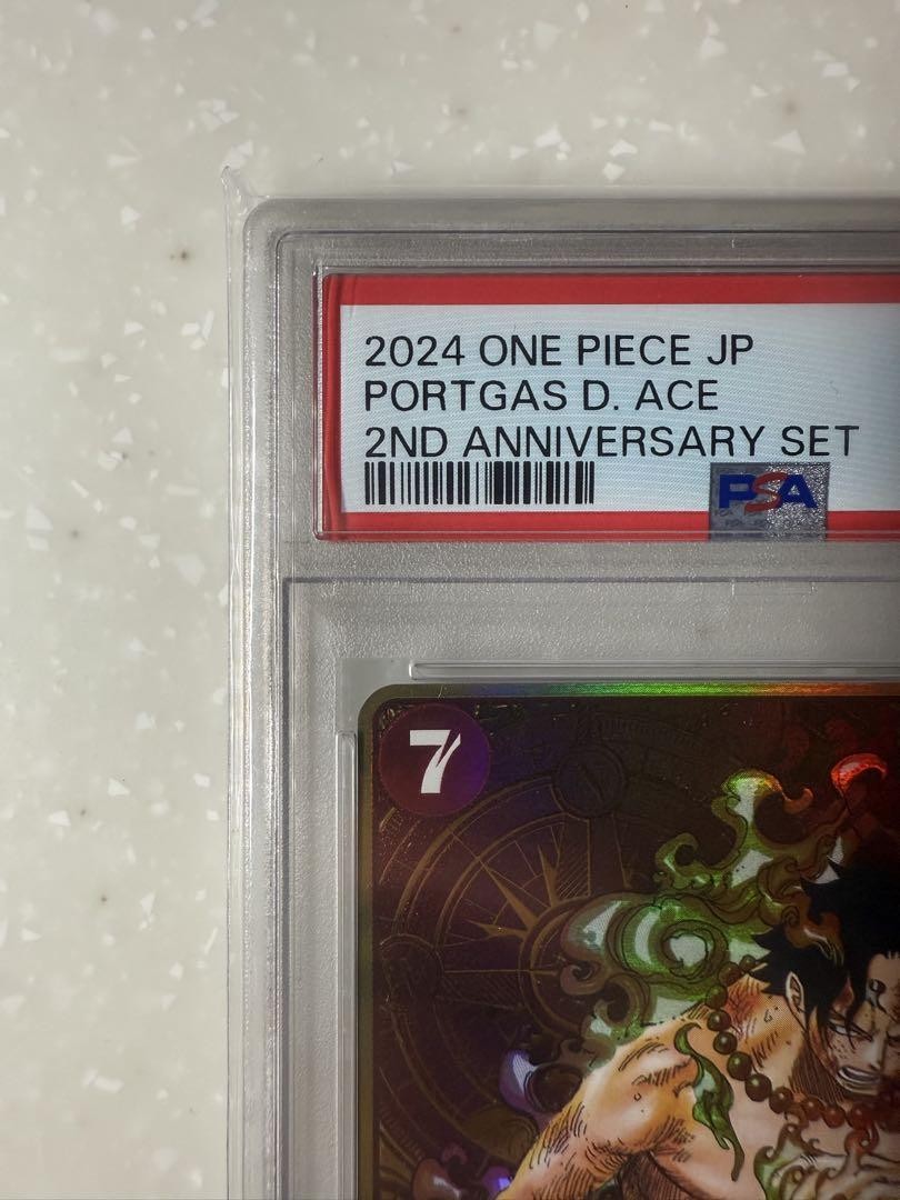 エース　psa10 2nd Anniversary パラレル PSA10] Portgas D. Ace 2nd Anniversary One Piece Card