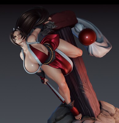 PearForceOne Mai Shiranui 3d Printed resin figure 1/6 Scale 9 Inch Figure