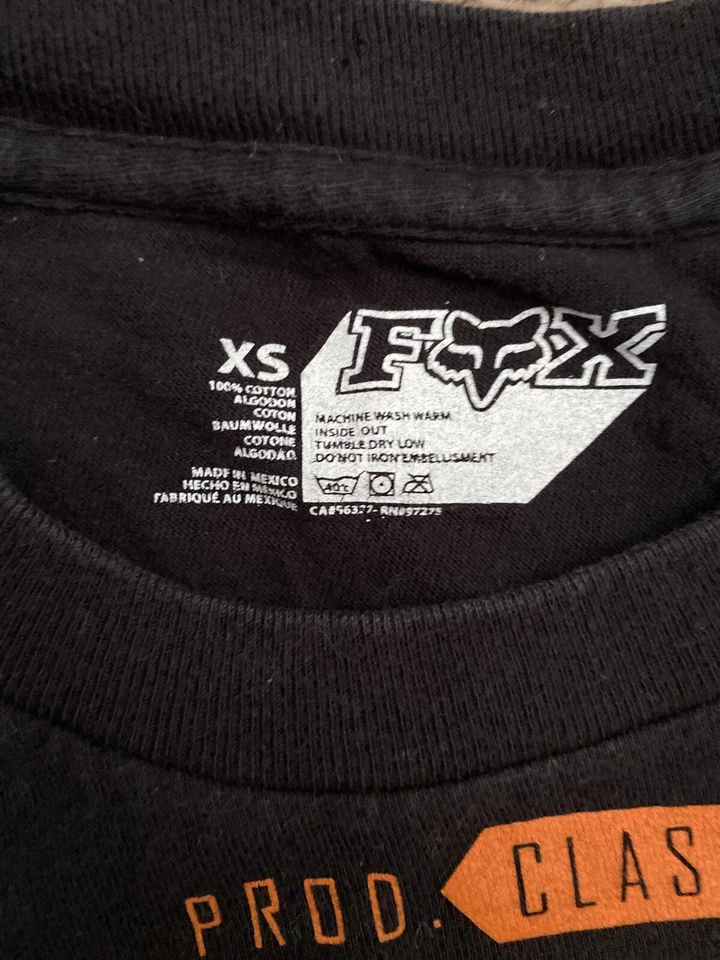 Camiseta Fox Trade Mark Fox Racing Xs Nineteen 7eventy4 Implacable Innovación Foto 4 de 4