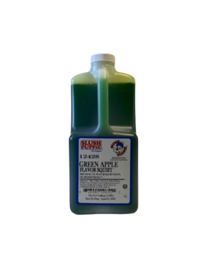 Slush Puppie Green Apple Flavor .5 Gallon - Flavor Squirt used with Neutral Base