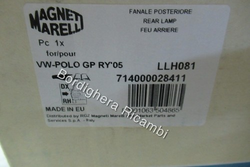 VOLKSWAGEN POLO 6R 2009 SCHEINWERFER STOPPLICHT HINTEN RECHTS NEU LLH081 - Bild 6 von 6