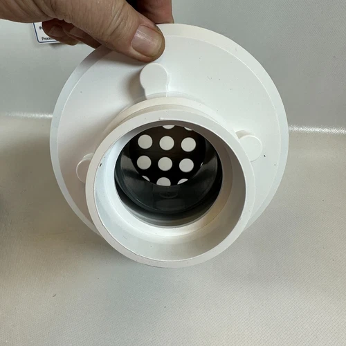 Signature Hardware  SH608PN Menlo Square Shower Drain Polished Nickle  NEW - Picture 6 of 9