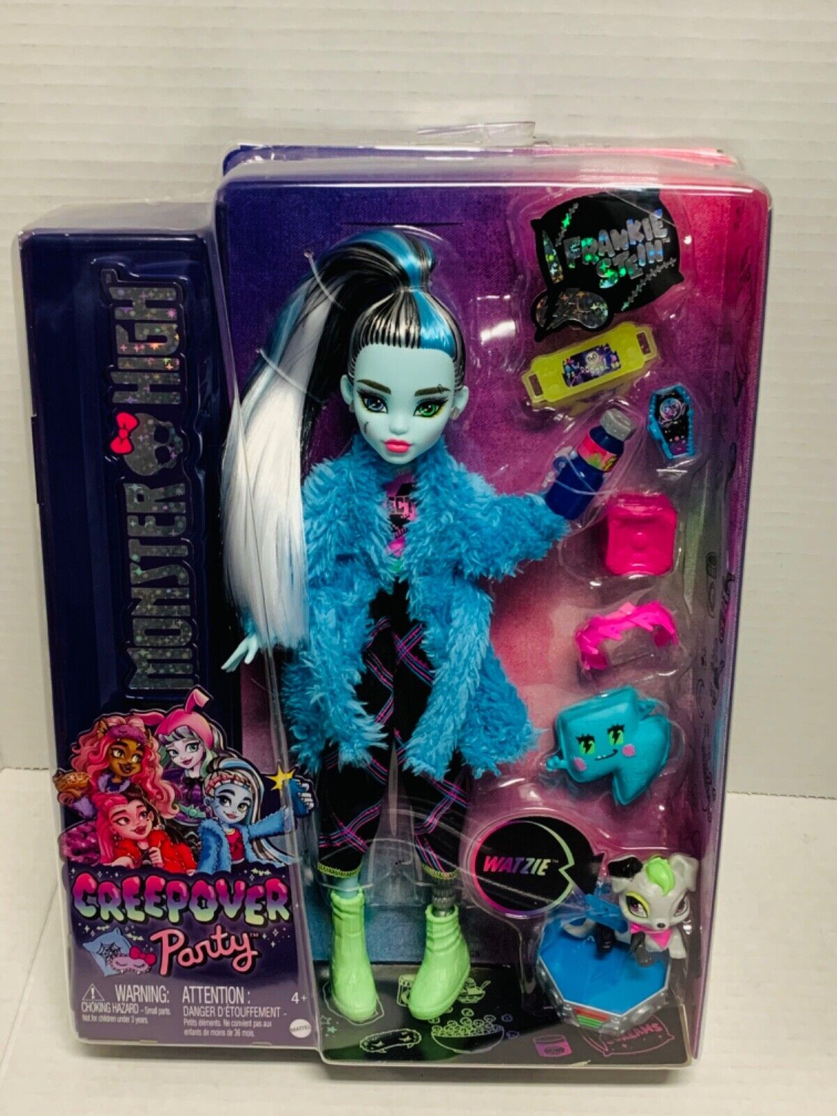 Boneca Monster High Creepover Party Frankie Stein - HKY68 Mattel -  Arco-Íris Toys