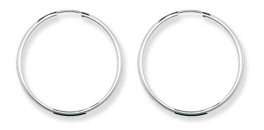 Elegant 925 Sterling Silver Hoop Earrings for Women-image