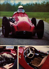 1977 Vintage Print 1951 Alfa Romeo Type 159 Alfetta Grand Prix Car Racing Race