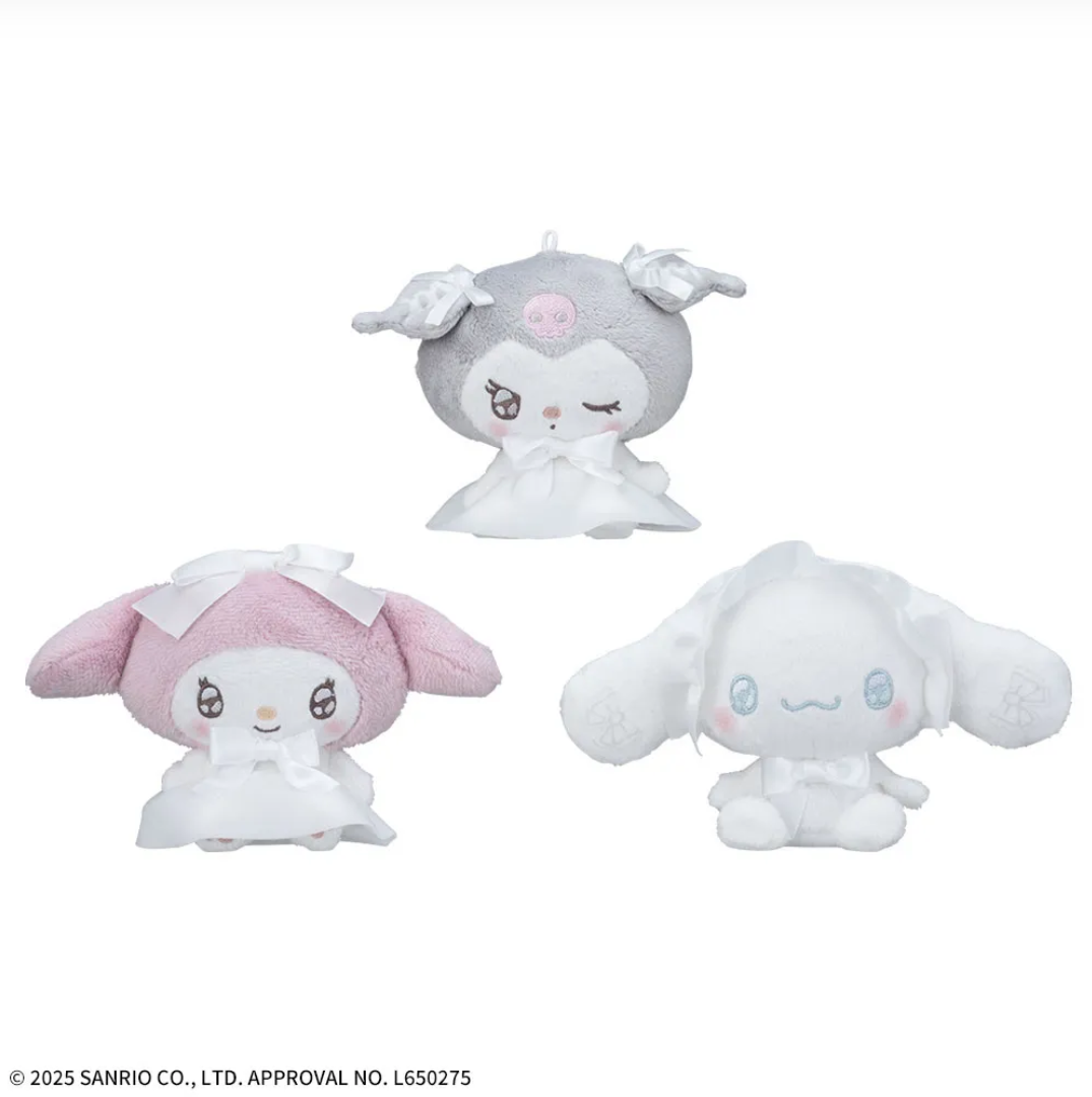 Sanrio Milky Lolita Plush Mascot Kuromi My Melody Cinnamoroll set