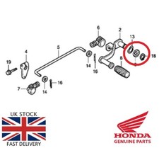 ORIGINAL HONDA CBR 125 R SCHALTHEBELSCHEIBE & SICHERUNGSRING 2011 - 2020