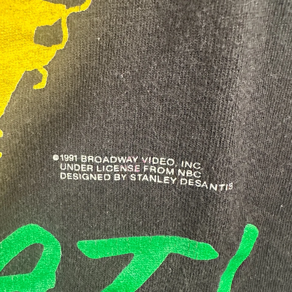 Camisa SNL Vintage Años 90 XL Negra SS It’s Pat! Saturday Night Live Raro 1991 Foto 3 de 4