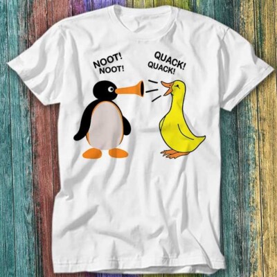 T-Shirt Pingu Noot Noot Ente Honk Gans Quacksalber Top T-Shirt 590