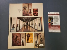 DON HUTSON, PAUL BROWN and "RED" GRANCE Signed 8x10 Magazine Page - JSA COA