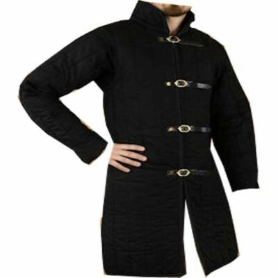 Medieval Gambeson thick padded coat Aketon vest Jacket COSTUMES DRESS SCA