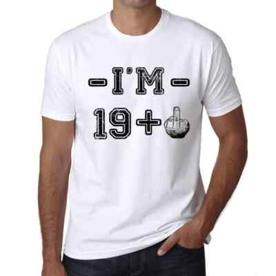 ULTRABASIC Herren T-Shirt 20 Jahre Ich bin 19 Jahre alt + Ein Major 20 Years I'm 19 + A