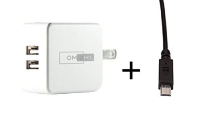 2-Port USB Charger+MICRO-USB for Pisen Hand Warmers & 7500mAh Power Bank TS-D198