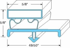 Beverage Air Door Gasket 23-1/8" X 24 703-963D-02 MODELS SP27 SP60 UC UCF27 WT