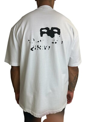 Maglietta Balenciaga Uomo Bianca Balenciaga T-shirt Uomo BB Pixel