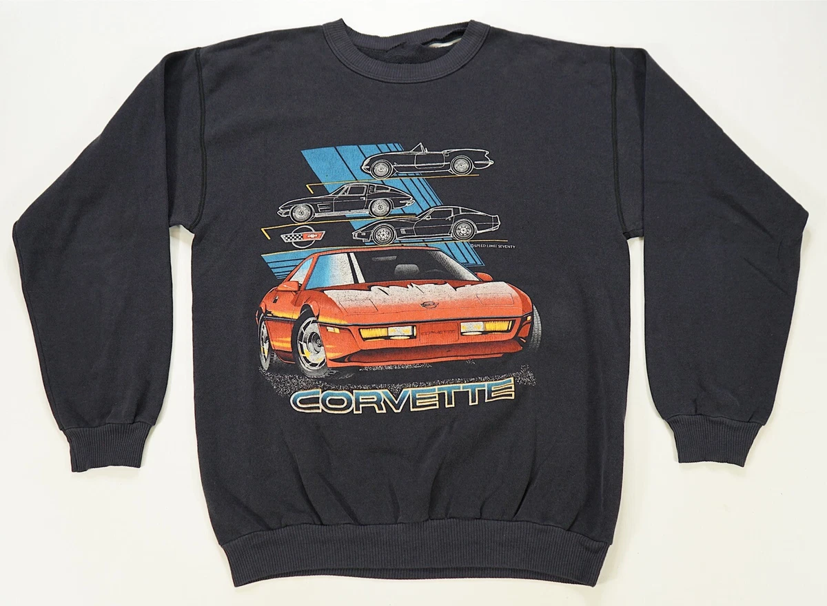 Corvette sweatshirt vintage sales