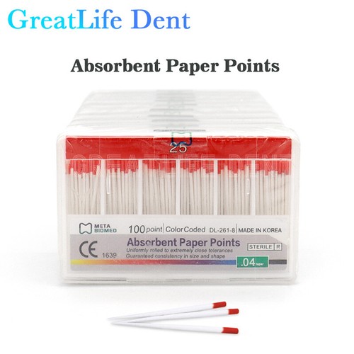 10boxes/lots Dental Endo Absorbent Paper Points Taper 02/.04/.06 Size #15-40 - Picture 4 of 44