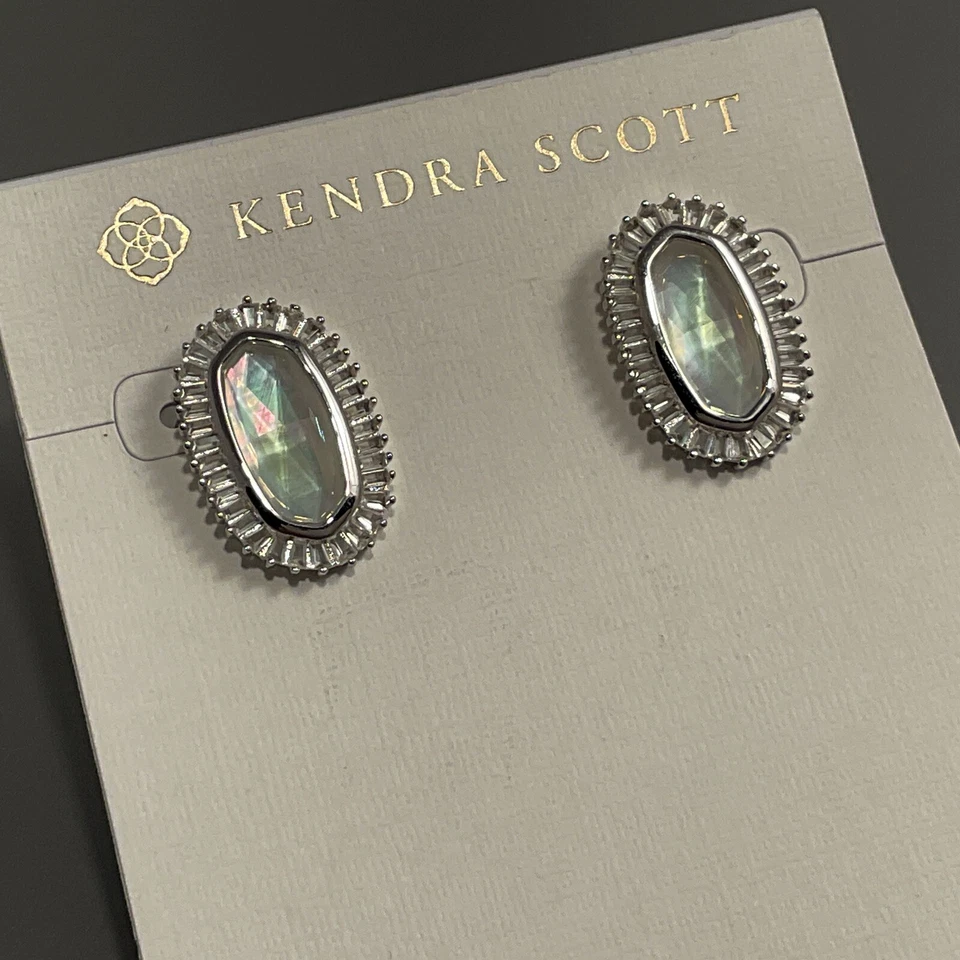 PENDIENTES BAGUETTE ELLIE KENDRA SCOTT NUEVOS CON ETIQUETAS - Plata PL MOP Foto 2 de 4