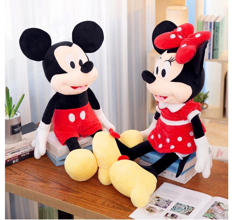 Disneys Mickey Minnie Mouse Soft Plush Toys Stuffed Dolls Kids Adult Gifts - Image 4 of 4