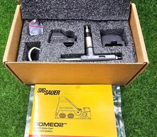 Sig Sauer #SOR21600 ROMEO2 1x30mm Reflex Sight, 6 MOA Red Dot, Black w/ Shroud