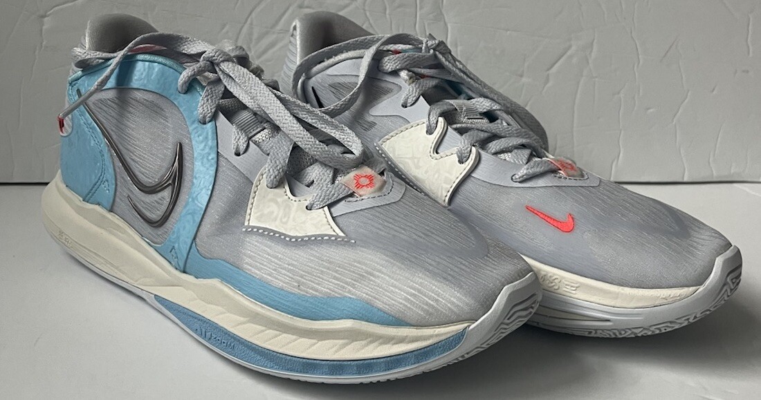 Nike Kyrie Low 5 Football Grey Black Blue Chill Sail DJ6012  display picture 1