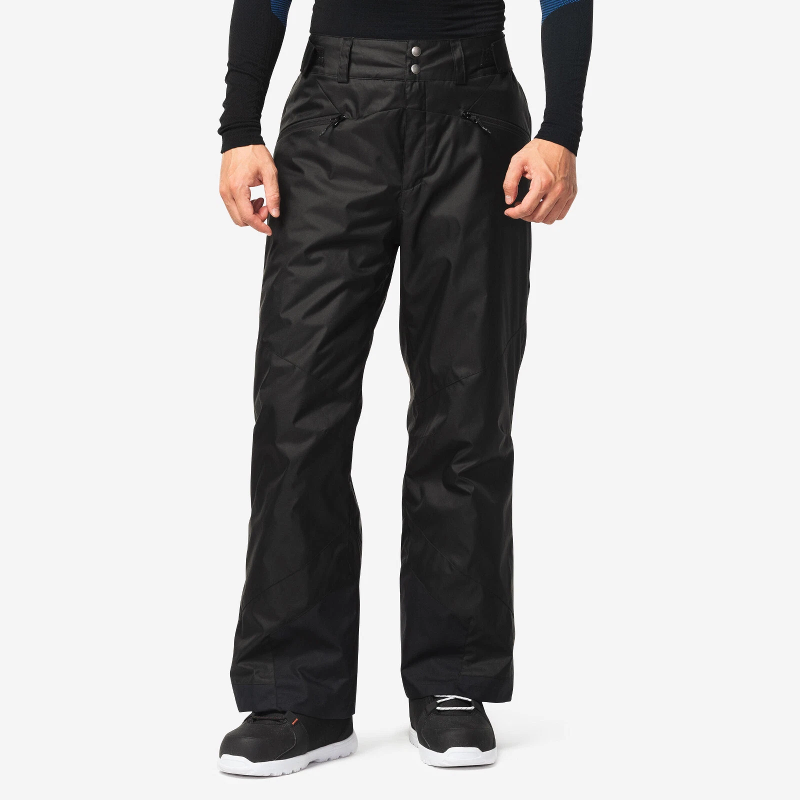 Men’s Decathlon Wedze Pull’n Fit Black ski trousers XL