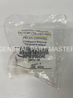 #ad GENUINE OEM Whirlpool Water Pressure Switch W10304342 $45.00