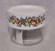 Pyrex Spice Of Life Stack N See Canister w/Lid 16oz 6x4 7064-8