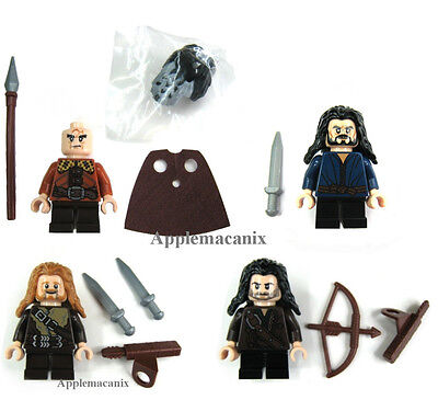 THORIN BIFUR FILI KILI MINIFIGS Dwarves LOT OF 4 79002 79013 | eBay