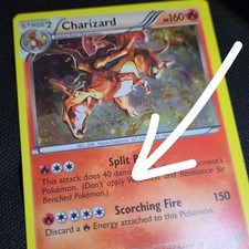 HEAVY DOUBLE HOLO BLEED Charizard 19/113 Legendary Treasures Cosmos Pokemon Card on eBay