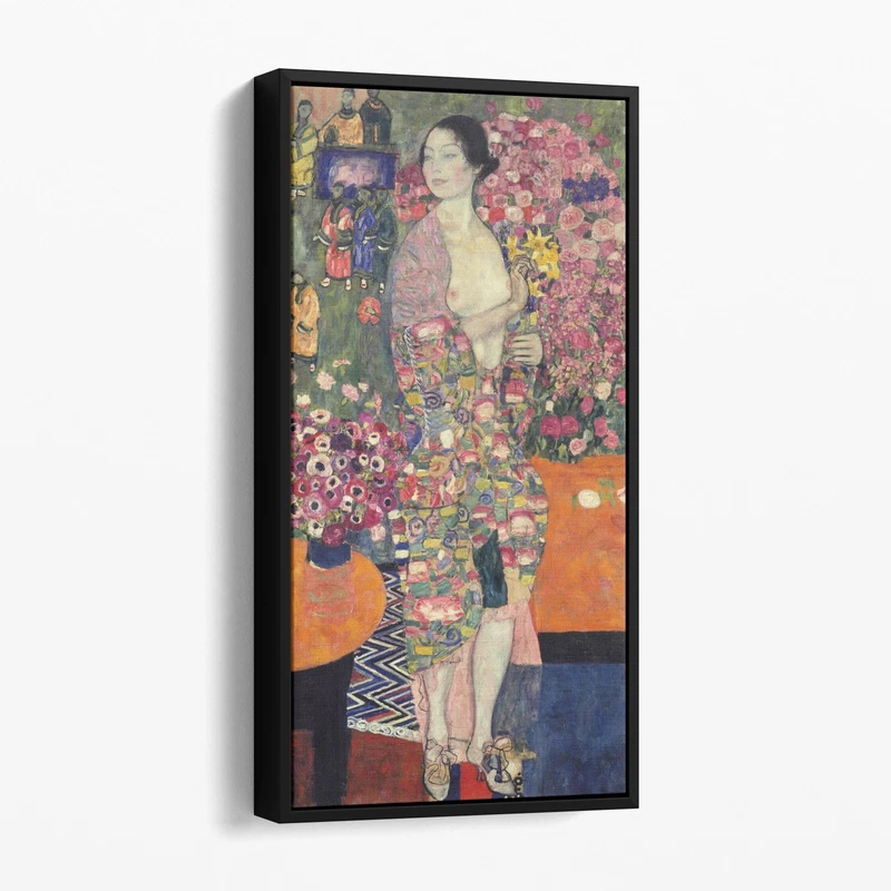 Gustav Klimt The Dancer Canvas Wall Art Print