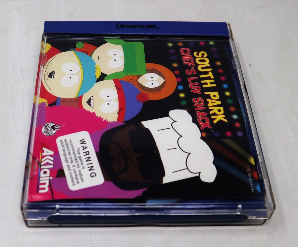 Vintage 1999 90s Sega Dreamcast South Park Chef's Luv Shack Video Game Pal Retro - Image 4 of 4