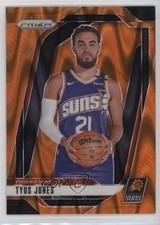 2024-25 Panini Prizm Orange Seismic Prizm 120/199 Tyus Jones #207 18fx