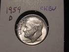 1959-D Roosevelt Dime — photo from another recent sale