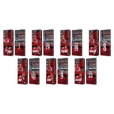 OFFICIAL ARSENAL FC 2024/25 FIRST TEAM LEATHER BOOK CASE FOR XIAOMI PHONES