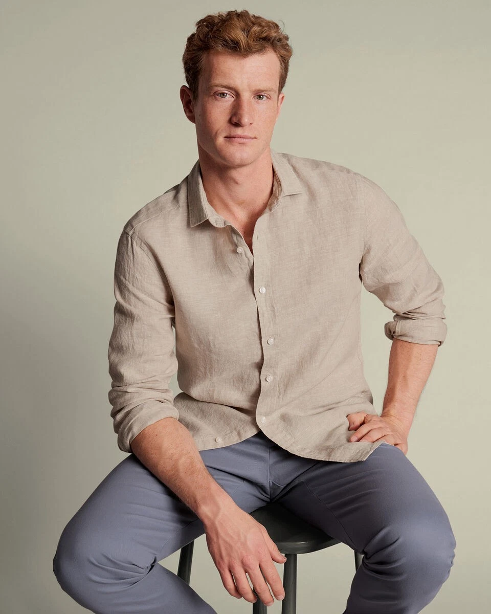 ⭐️CLEARANCE⭐️CHARLES TYRWHITT PURE LINEN LONG SLEEVE SHIRT, OATMEAL, BRAND NEW
Opens in a new window