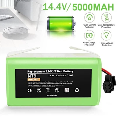 MARKENLOS 14.4V 5000mAh Akku, ErsatzAkku für Eufy RoboVac 11 11S 11S Max 30C 30C MAX 15C