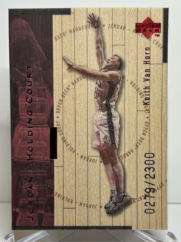 Keith Van Horn, Michael Jordan [Red] #J17 1998 Upper Deck Hardcourt Jordan Holding Court card