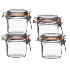 Le Parfait Super Terrine 350ml French Canning Jar 4-Pack Airtight Seal 12oz