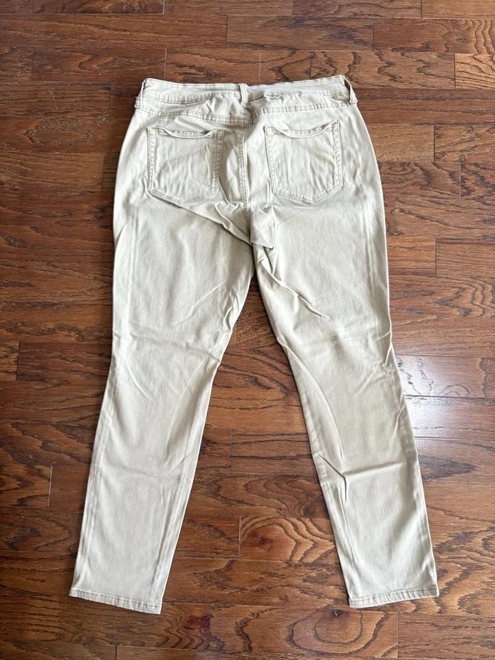 Sonoma Skinny Khaki Pants Women’s Size 14 Cotton Blend Stretch - Image 4 of 4