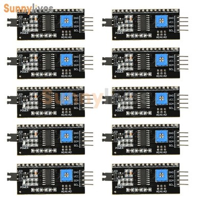 10PCS DC 3-6V PCF8574 I2C IIC Interface Expansion Board For 1602LCD 2004LCD