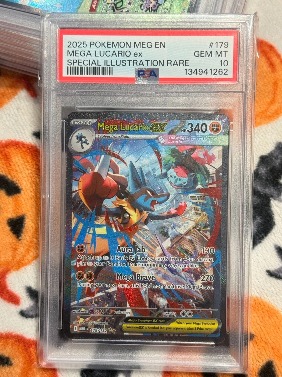ポケモンカードゲーム GEM MINT 10 MEGA LUCARIO EX sar PSA 10 Mega
