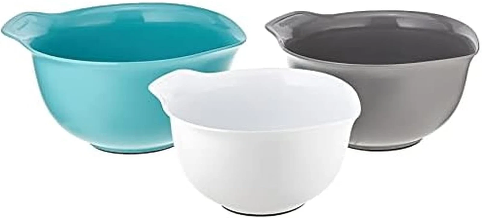 Kitchenaid Universal Nesting Plastic Mixing Bowls, Set of 3, 2.5 Quart, 3.5 Quar