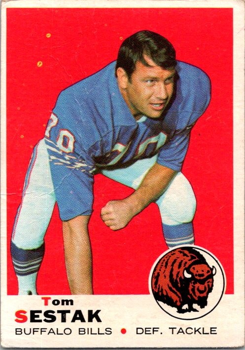 Tom Sestak 1969 Topps #211 Buffalo Bills