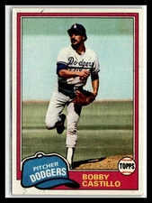 Bobby Castillo 1981 Topps #146 Los Angeles Dodgers